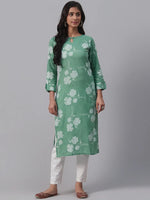 Ahika Women's Cotton Printed Kurta-VCK1824_L