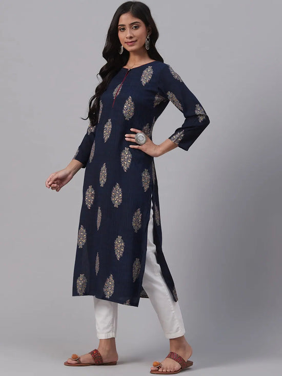 Ahika Women's Cotton Printed Kurta-VCK1825_L