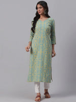 Ahika Women's Cotton Printed Kurta-VCK1821_L