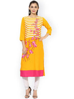 Ahika Women's Polyester Printed Kurta-PK1426_3XL