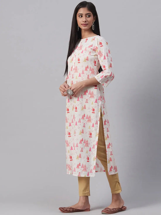 Ahika Women's Cotton Printed Kurta-VCK1894_L