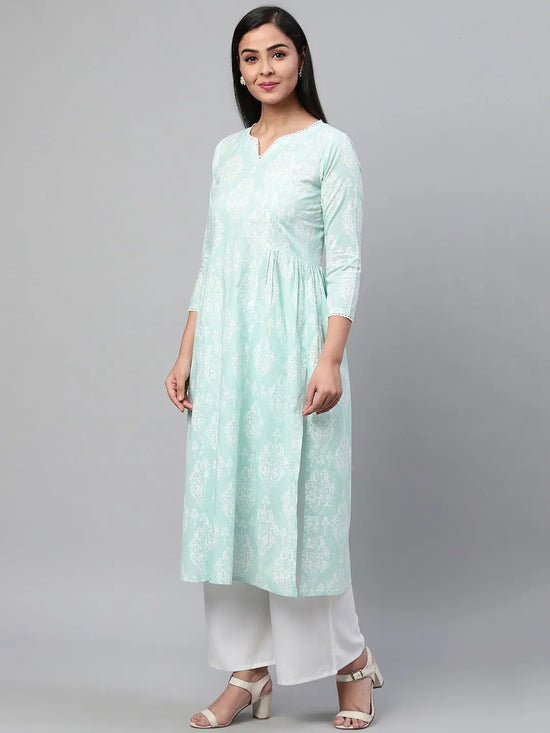 Ahika Women's Cotton Printed Kurta-VCK1794_L