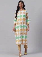 Ahika Women's Cotton Printed Kurta-VCK1852_L