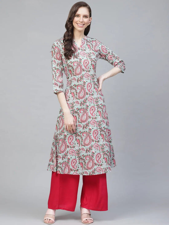 Ahika Women's Cotton Printed Kurta-VCK1761_L