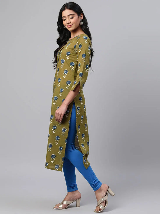 Ahika Women's Cotton Printed Kurta-VCK1798_L