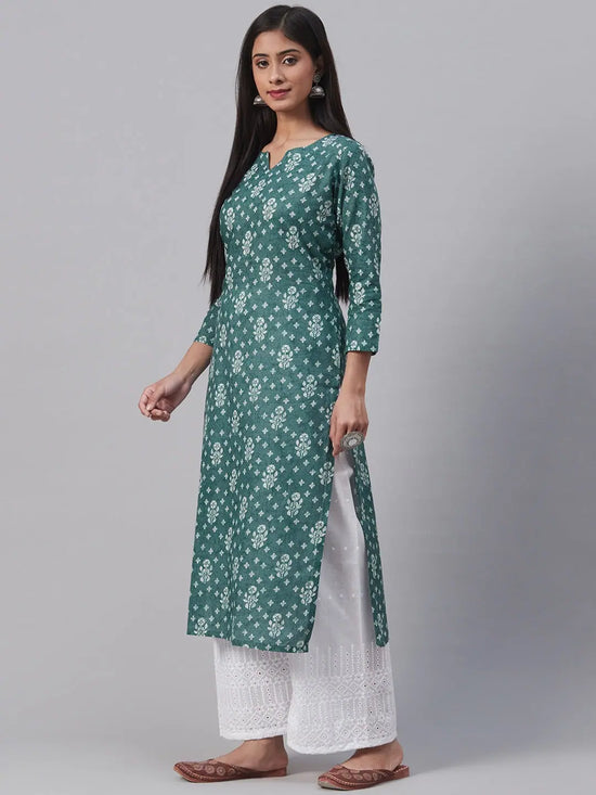 Ahika Women's Cotton Printed Kurta-VCK1882_L