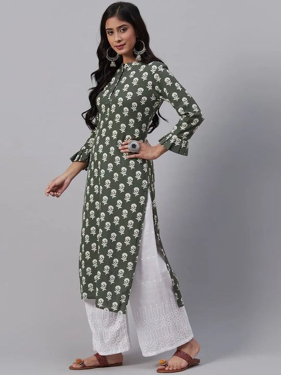 Ahika Women's Cotton Printed Kurta-VCK1818_L