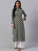 Ahika Women's Cotton Printed Kurta-VCK1818_L