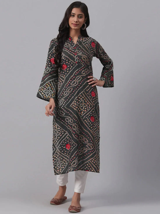 Ahika Women's Cotton Printed Kurta-VCK1810_L