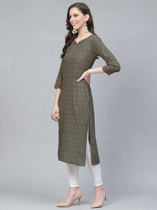 Ahika Women's Cotton Printed Kurta-VCK1747_L