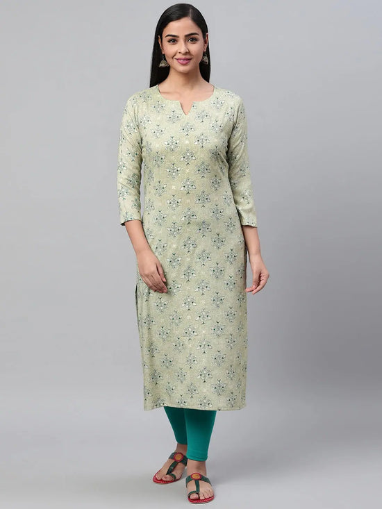 Ahika Women's Cotton Printed Kurta-VCK1800_L