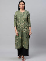 Ahika Women's Cotton Printed Kurta-VCK1789_L