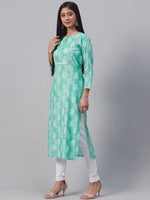 Ahika Women's Cotton Printed Kurta-VCK1861_L