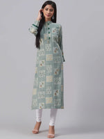 Ahika Women's Cotton Printed Kurta-VCK1875_L