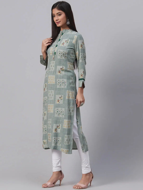 Ahika Women's Cotton Printed Kurta-VCK1875_L