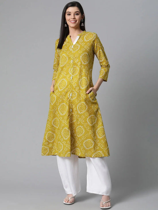 Ahika Women's Cotton Printed Kurta-VCK1895_L