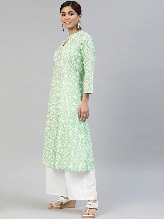 Ahika Women's Cotton Printed Kurta-VCK8029E_L