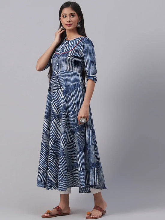 Ahika Women's Cotton Printed Kurta-VCK1872_L