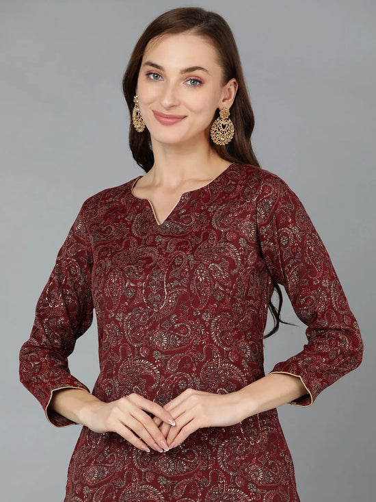 Ahika Women Silk Blend Paisley