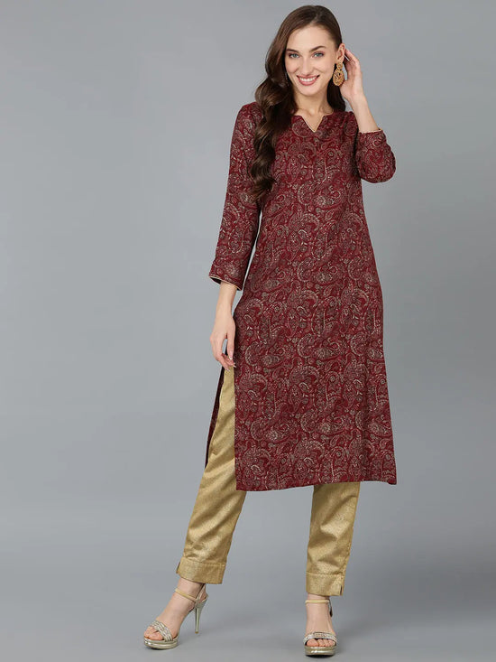 Ahika Women Silk Blend Paisley