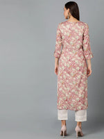 Viscose Rayon Rose Pink Printed-VCK9246_XS