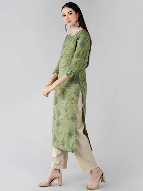 Ahika Women's Cotton Printed Kurta-VCK8524_L