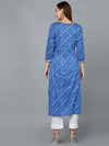 Ahika Women Cotton Striped Yoke