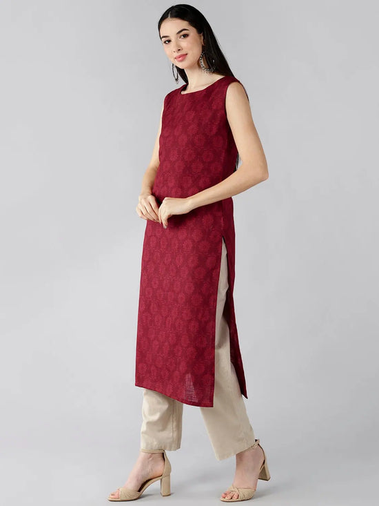 Ahika Women's Cotton Printed Kurta-VCK8492_L