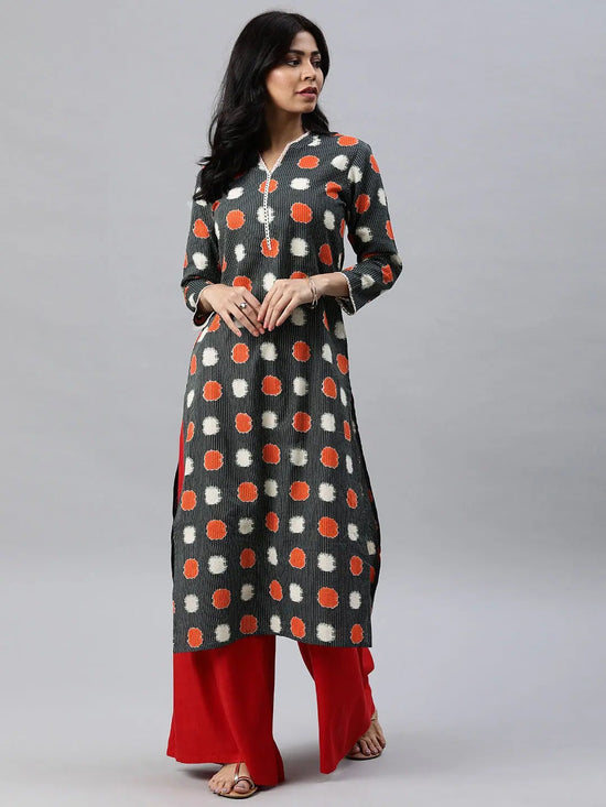 Ahika Women's Cotton Printed Kurta-VCK1705_L