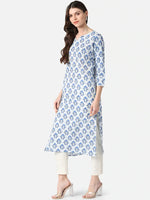 Ahika Women's Cotton Printed Kurta-VCK1707_L