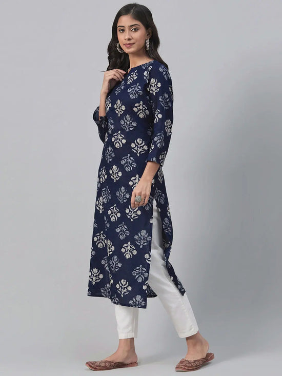 Ahika Women's Cotton Printed Kurta-VCK1890_L