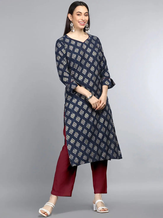 Ahika Women's Cotton Printed Kurta-VCK1712_L