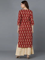 Ahika Cotton Floral Printed Kurta