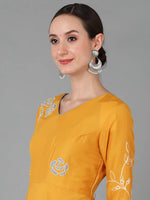 Ahika Women Chanderi Silk Kurta