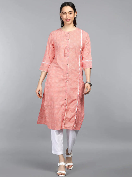 Ahika Cotton Printed Kurta-VCK8182G_L