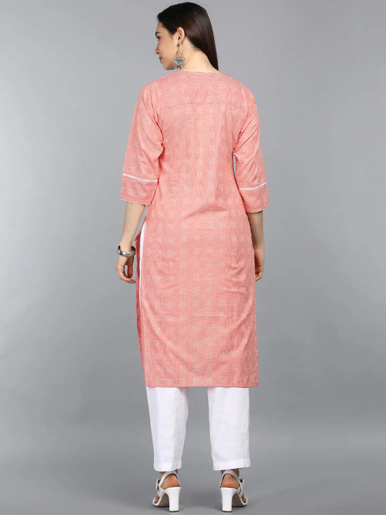 Ahika Cotton Printed Kurta-VCK8182G_L