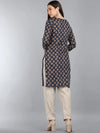 Ahika Cotton Printed Kurta-VCKSL8219G_L