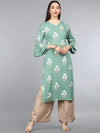 Ahika Cotton Printed Kurta-VCK1192G_L