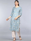 Ahika Cotton Printed Kurta-VCK8143G_L