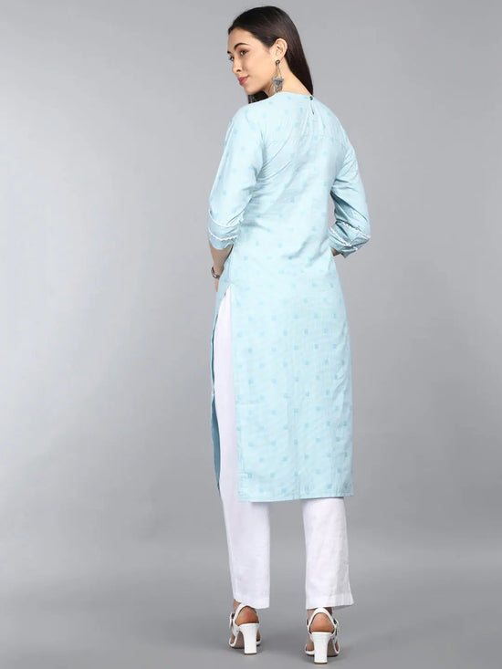 Ahika Cotton Printed Kurta-VCK8185G_L