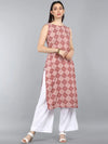 Ahika Cotton Printed Kurta-VCK8475G_L