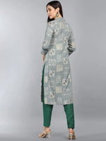 Ahika Cotton Printed Kurta-VCK1875G_L