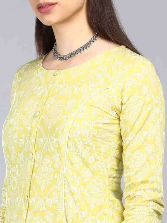 Ahika Cotton Printed Kurta-VCK8432G_L