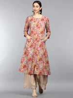 Ahika Cotton Printed Kurta-VCK8433G_L