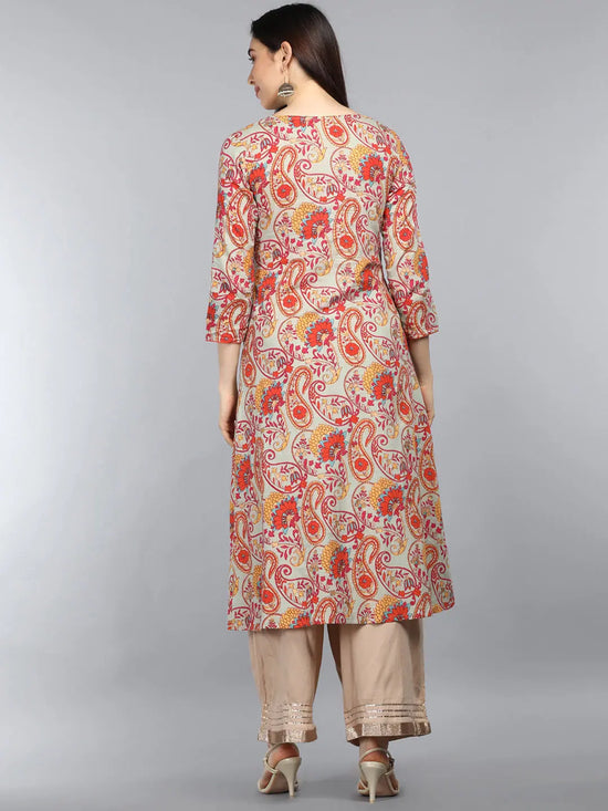 Ahika Cotton Printed Kurta-VCK8433G_L