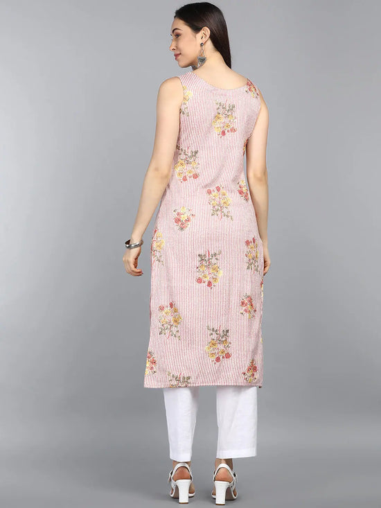 Ahika Cotton Printed Kurta-VCK8465G_L