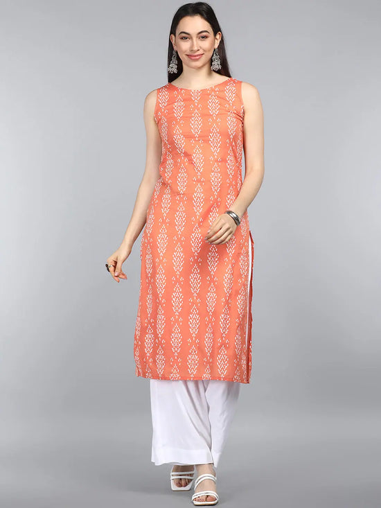 Ahika Cotton Printed Kurta-VCK8476G_L