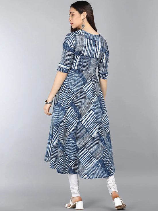 Ahika Cotton Printed Kurta-VCK1872G_L