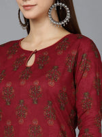 Ahika Women Cotton Ethnic Printed-VCK8731A_XS