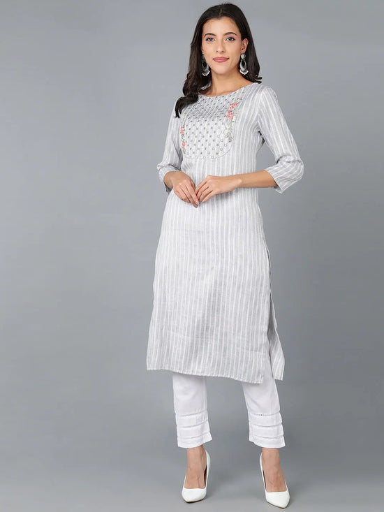 Ahika Women Cotton Yoke Design-VCK8916_S